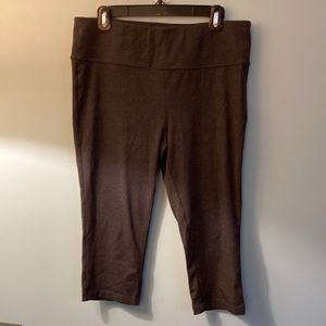 Spalding XL capri cotton/polyester/elastane charcoal grey